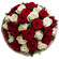букет из красных и белых роз. Гватемала