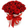 красные розы в шляпной коробке. Гватемала